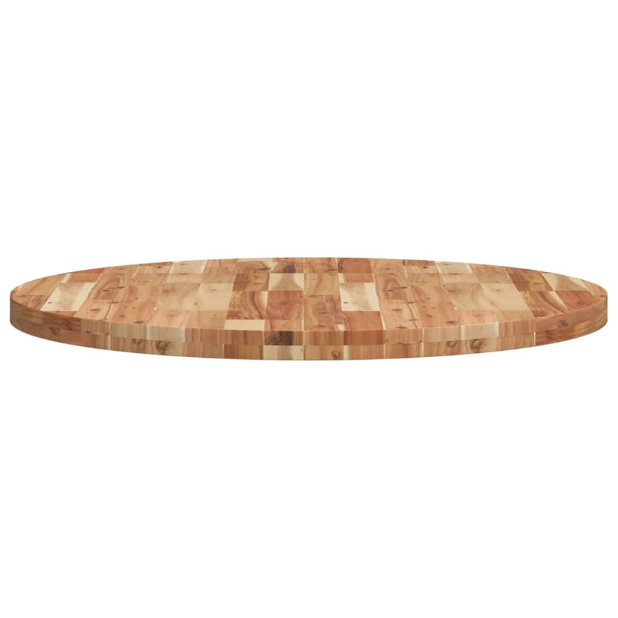 Tafelblad rond Ø 90x4 cm massief acaciahout