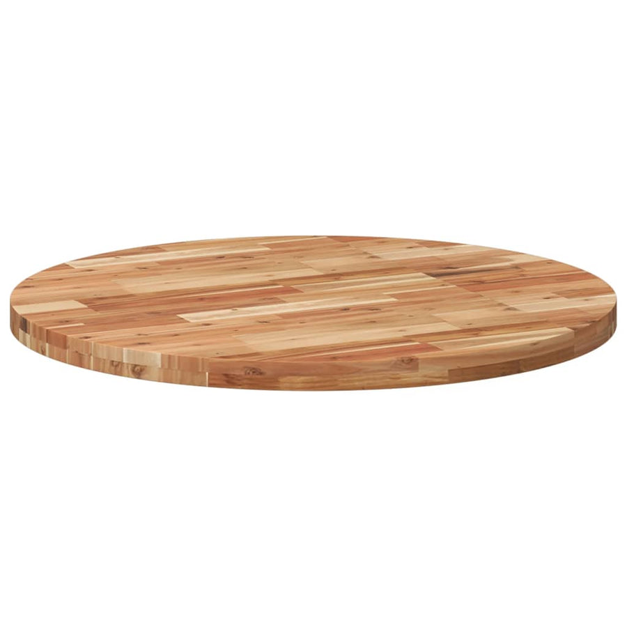 Tafelblad rond Ø 90x4 cm massief acaciahout
