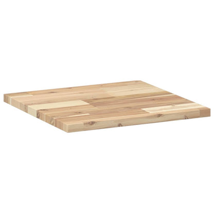 Tafelblad Vierkant Massief Acaciahout 40 x 40 x 2 cm Naturel (onafgewerkt)