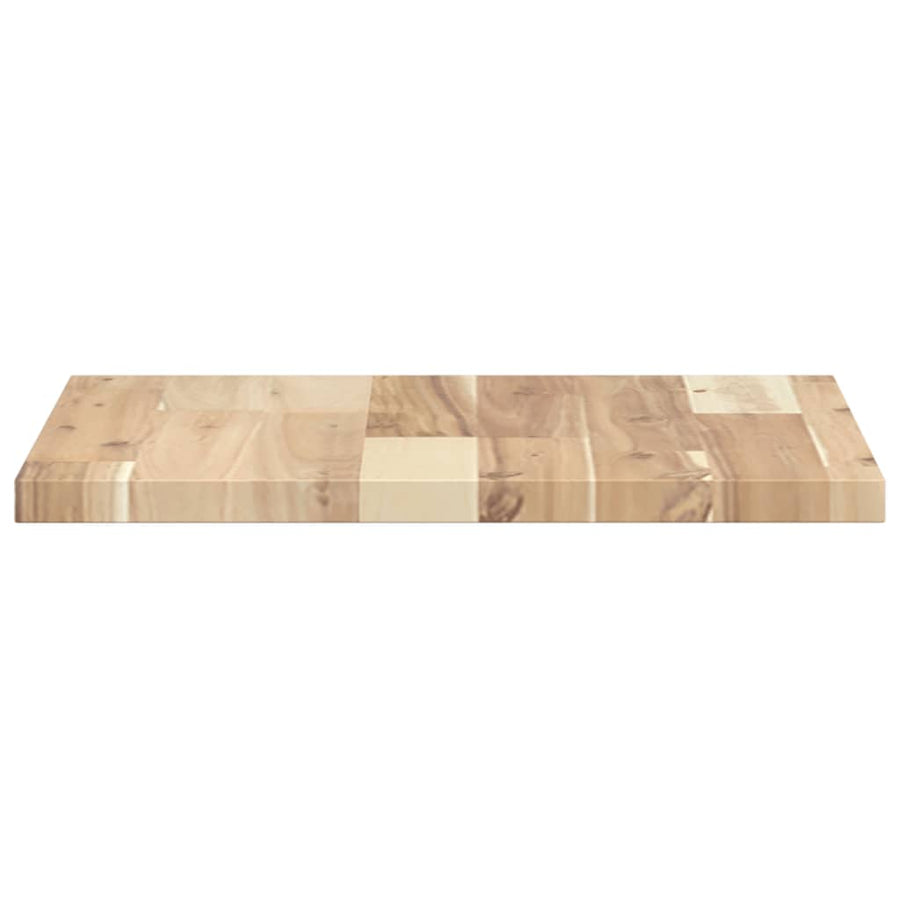 Tafelblad Vierkant Massief Acaciahout 40 x 40 x 2 cm Naturel (onafgewerkt)