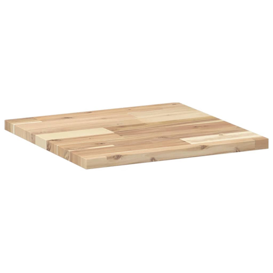 Tafelblad Vierkant Massief Acaciahout 40 x 40 x 2 cm Naturel (onafgewerkt)