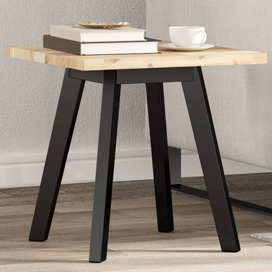 Tafelblad Vierkant Massief Acaciahout 40 x 40 x 2 cm Naturel (onafgewerkt)