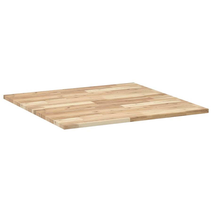 Tafelblad vierkant 80x80x2 cm massief acaciahout