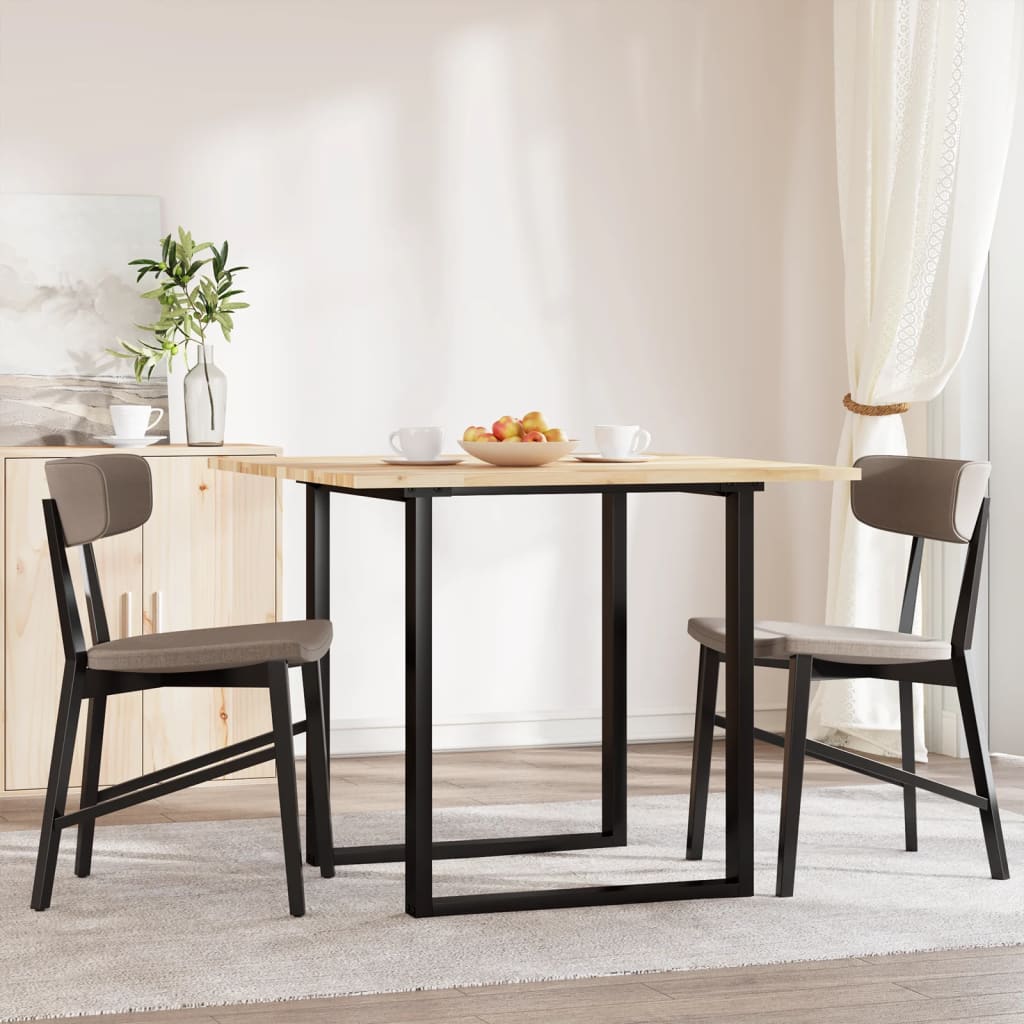 Tafelblad Vierkant Massief Acaciahout 90 x 90 x 2 cm