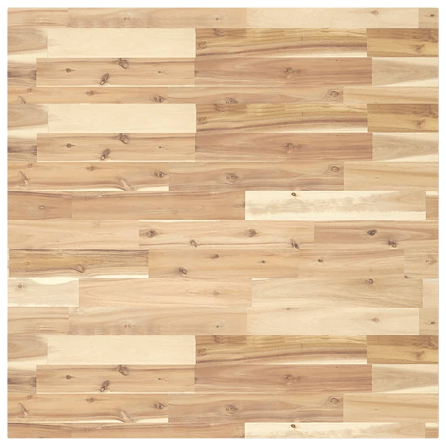 Tafelblad Vierkant Massief Acaciahout 80 x 80 x 4 cm