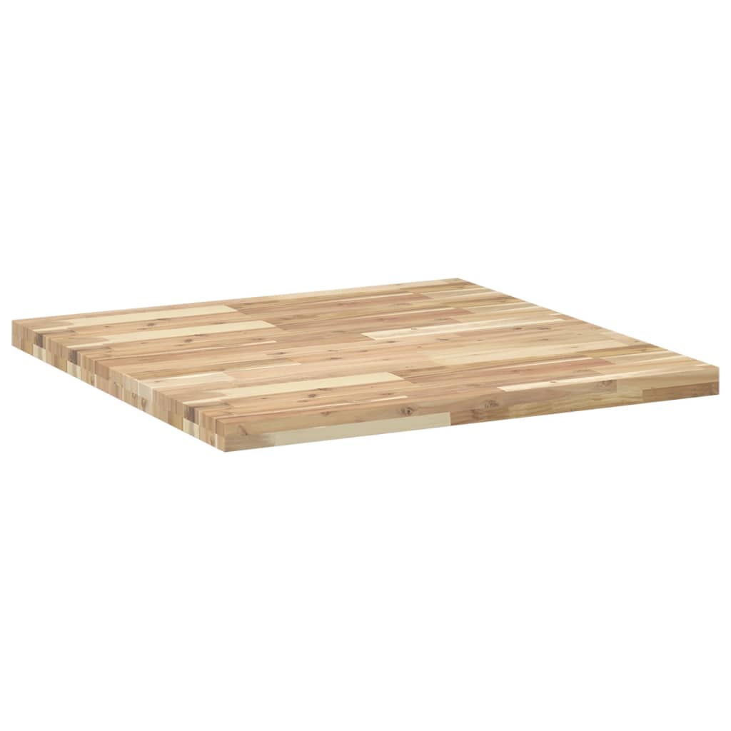 Tafelblad Vierkant Massief Acaciahout 80 x 80 x 4 cm