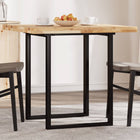 Tafelblad massief acaciahout 80x80x4 cm bruin