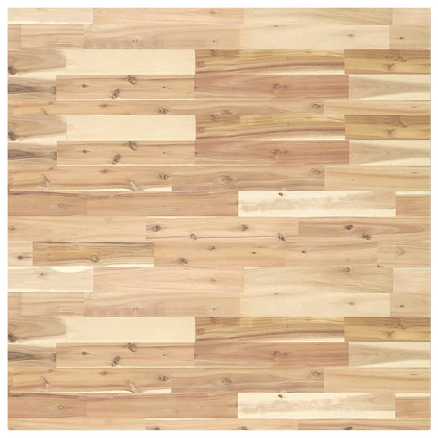 Tafelblad vierkant 90x90x4 cm massief acaciahout