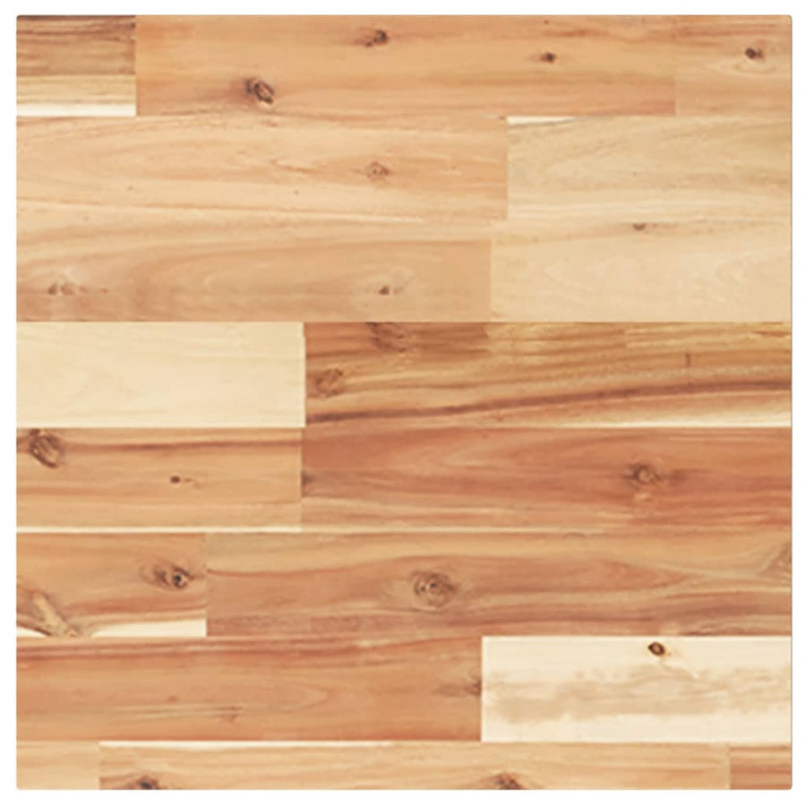 Tafelblad Vierkant Massief Acaciahout 40 x 40 x 2 cm Olie-afwerking