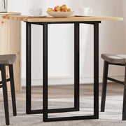 Tafelblad massief acaciahout 70x70x2 cm vierkant