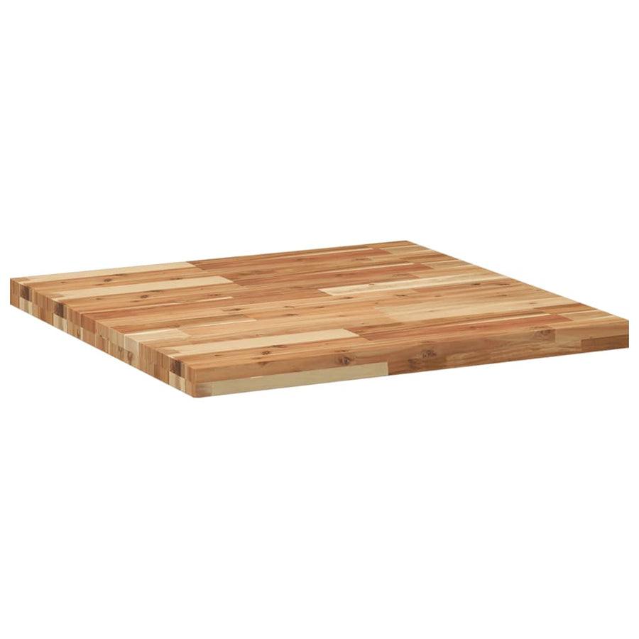 Tafelblad vierkant 70x70x4 cm massief acaciahout