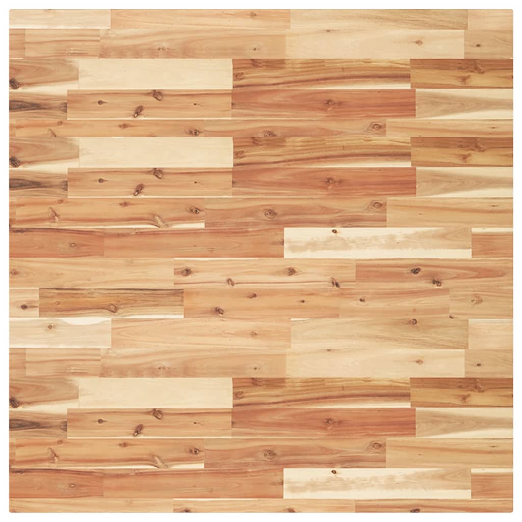 Tafelblad Vierkant 90X90X4 Cm Massief Acaciahout