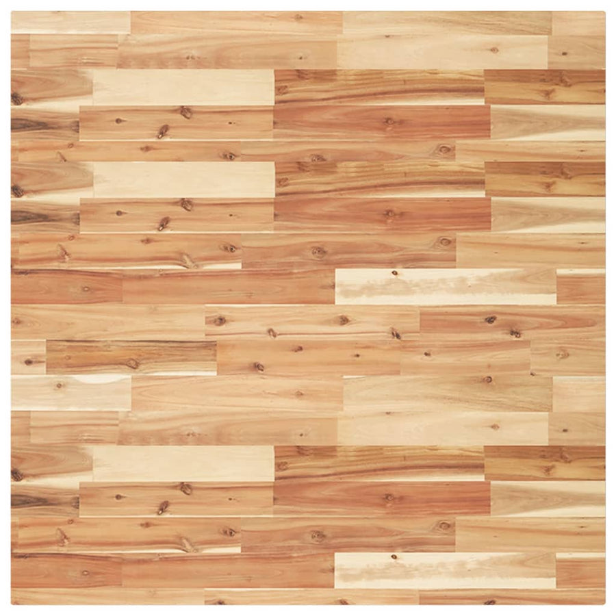 Tafelblad Vierkant 90X90X4 Cm Massief Acaciahout