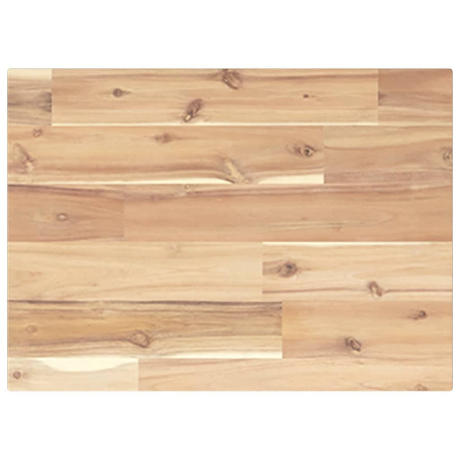 Tafelblad Rechthoekig Massief Acaciahout 60 x 30 x 2 cm Naturel (onafgewerkt)