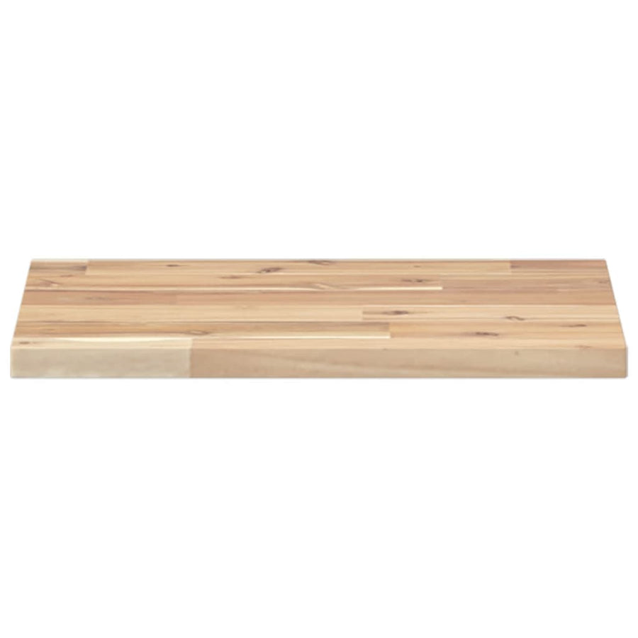 Tafelblad Rechthoekig Massief Acaciahout 60 x 30 x 2 cm Naturel (onafgewerkt)