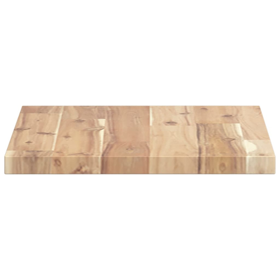 Tafelblad Rechthoekig Massief Acaciahout 60 x 30 x 2 cm Naturel (onafgewerkt)