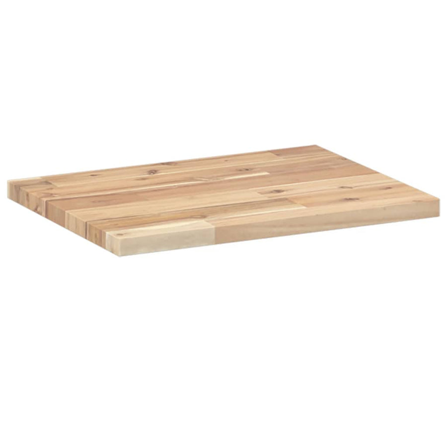Tafelblad Rechthoekig Massief Acaciahout 60 x 30 x 2 cm Naturel (onafgewerkt)