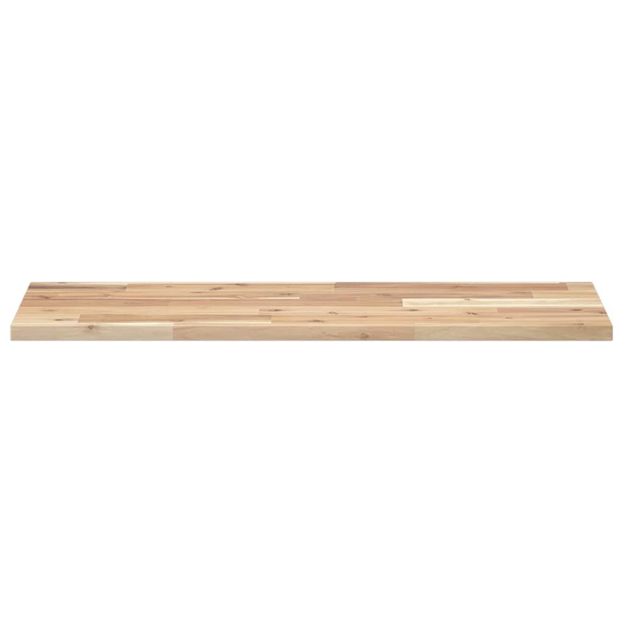 Tafelblad rechthoekig 100x30x2 cm massief acaciahout