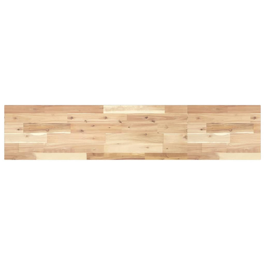 Tafelblad Rechthoekig Massief Acaciahout 140 x 30 x 2 cm Naturel (onafgewerkt)