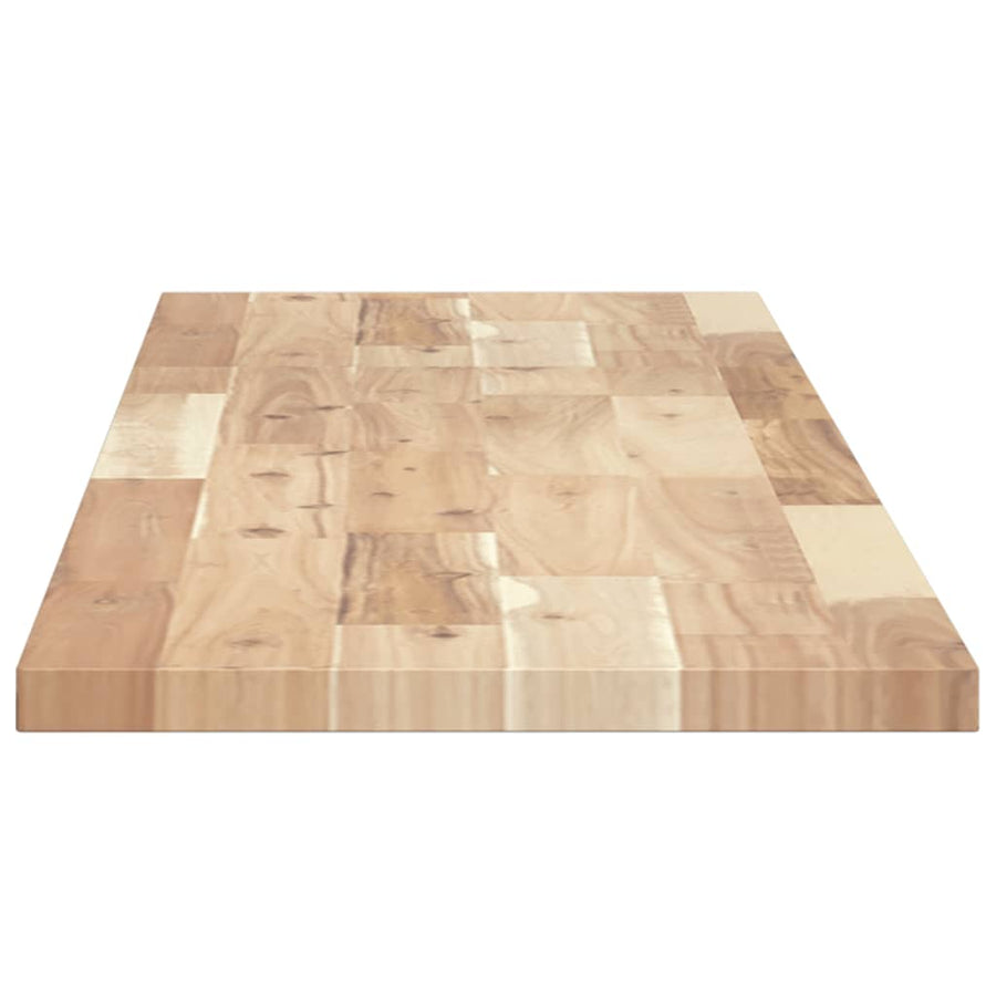 Tafelblad Rechthoekig Massief Acaciahout 140 x 30 x 2 cm Naturel (onafgewerkt)