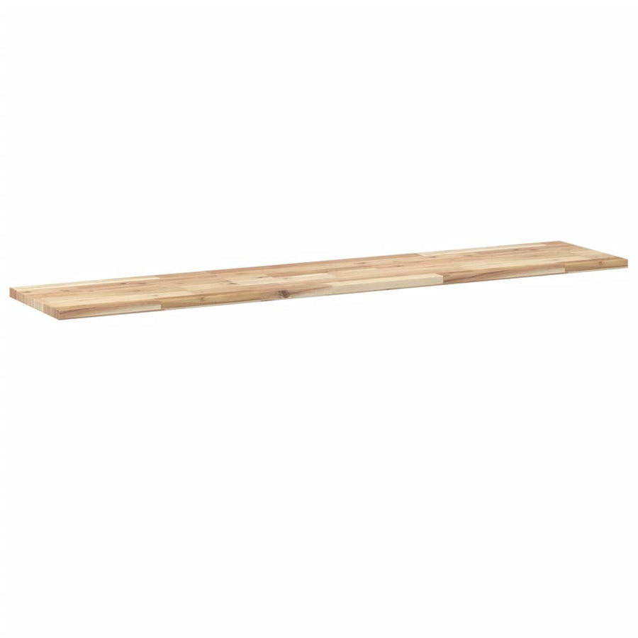Tafelblad Rechthoekig Massief Acaciahout 140 x 30 x 2 cm Naturel (onafgewerkt)