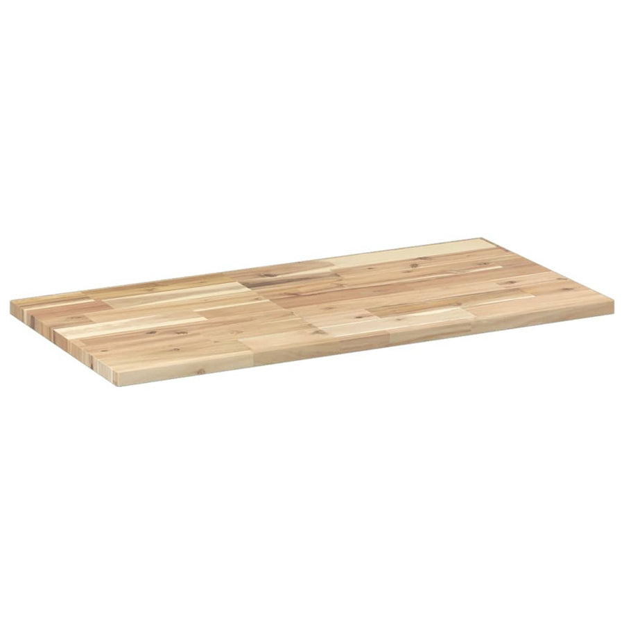 Tafelblad Rechthoekig Massief Acaciahout 60 x 40 x 2 cm Naturel (onafgewerkt)