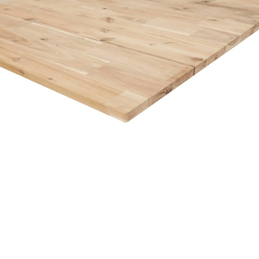 Tafelblad Rechthoekig Massief Acaciahout 60 x 40 x 2 cm Naturel (onafgewerkt)