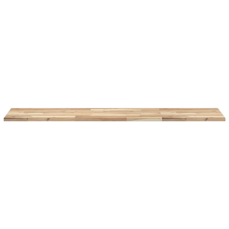 Tafelblad Rechthoekig Massief Acaciahout 120 x 40 x 2 cm Naturel (onafgewerkt)
