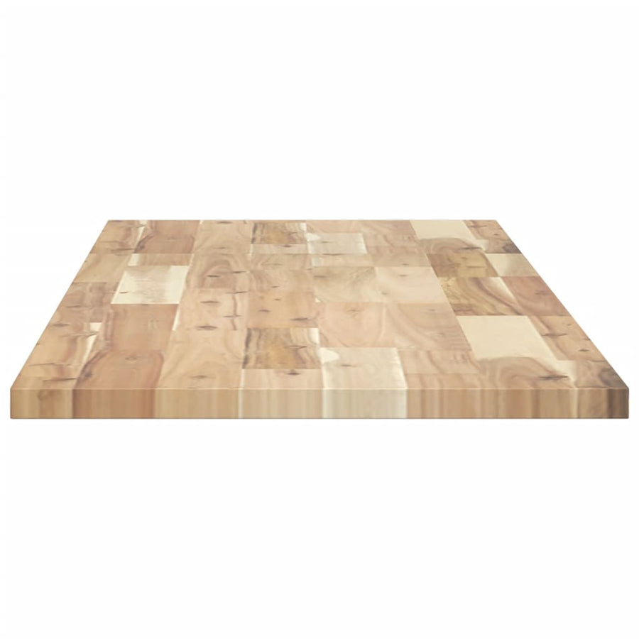 Tafelblad Rechthoekig Massief Acaciahout 120 x 40 x 2 cm Naturel (onafgewerkt)