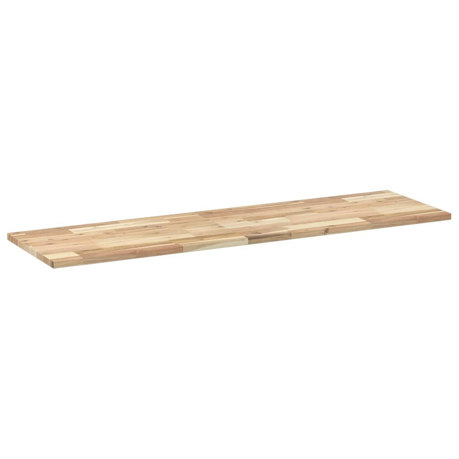 Tafelblad Rechthoekig Massief Acaciahout 160 x 40 x 2 cm Naturel (onafgewerkt)