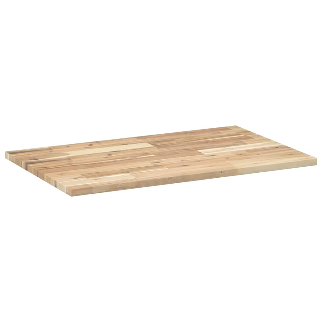 Tafelblad Rechthoekig Massief Acaciahout 60 x 50 x 2 cm Naturel (onafgewerkt)