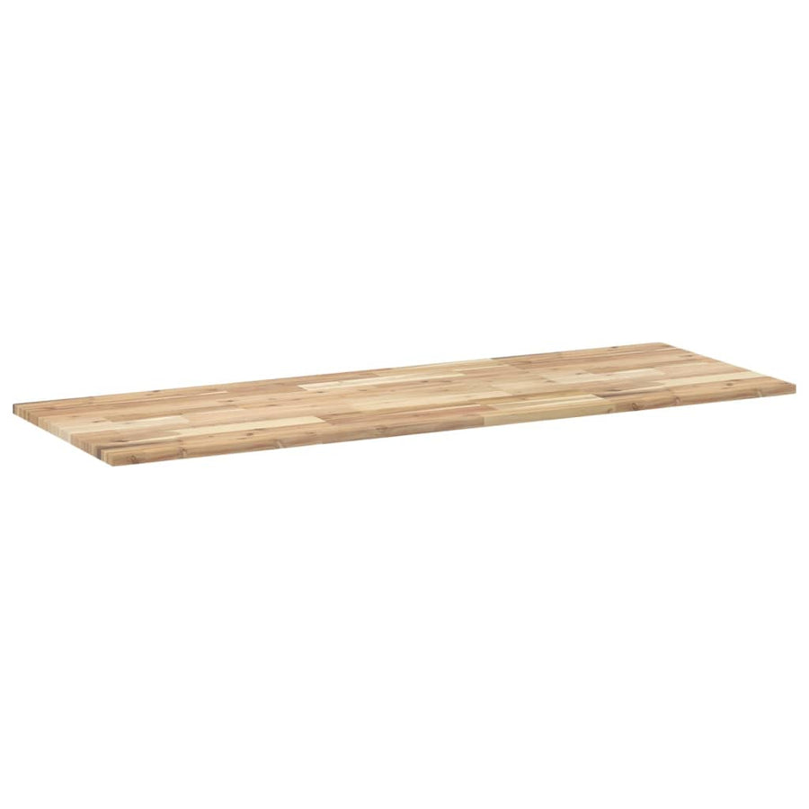 Tafelblad Rechthoekig Massief Acaciahout 120 x 50 x 2 cm Naturel (onafgewerkt)