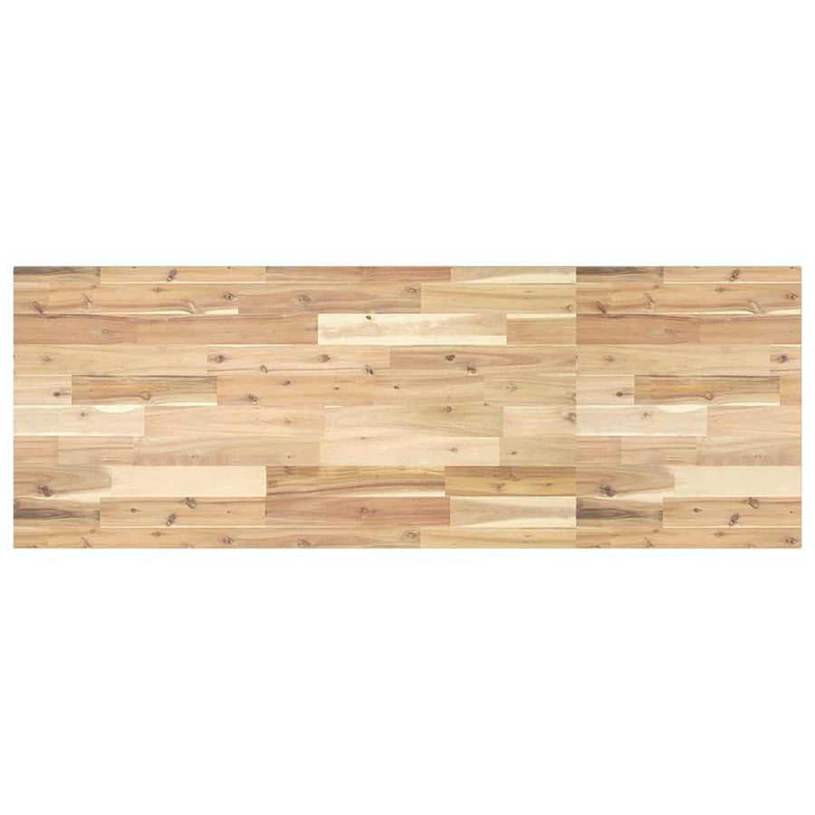 Tafelblad Rechthoekig Massief Acaciahout 140 x 50 x 2 cm Naturel (onafgewerkt)