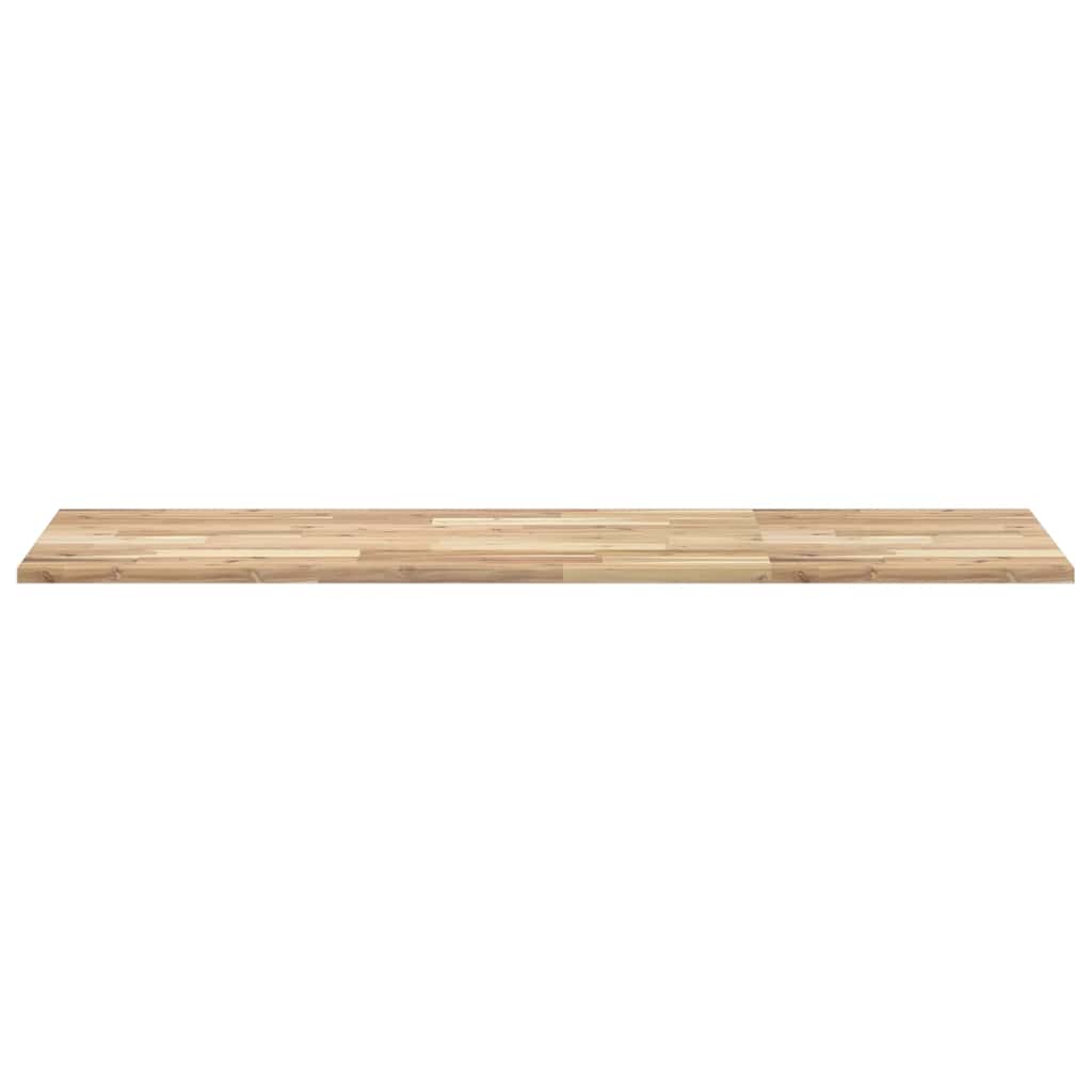 Tafelblad Rechthoekig Massief Acaciahout 140 x 50 x 2 cm Naturel (onafgewerkt)
