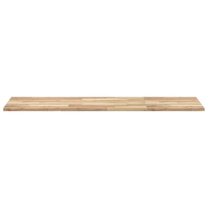Tafelblad Rechthoekig Massief Acaciahout 140 x 50 x 2 cm Naturel (onafgewerkt)