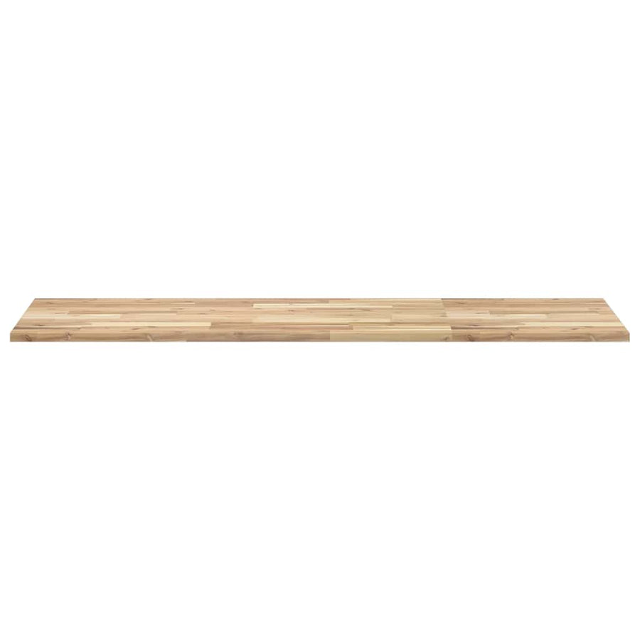 Tafelblad Rechthoekig Massief Acaciahout 140 x 50 x 2 cm Naturel (onafgewerkt)