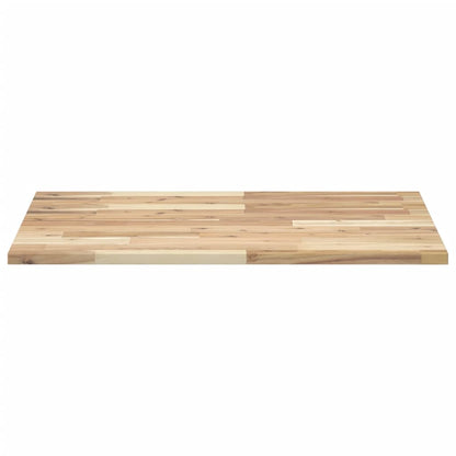 Tafelblad rechthoekig 100x60x2 cm massief acaciahout