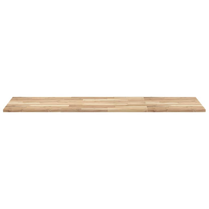 Tafelblad Rechthoekig Massief Acaciahout 140 x 60 x 2 cm Naturel (onafgewerkt)
