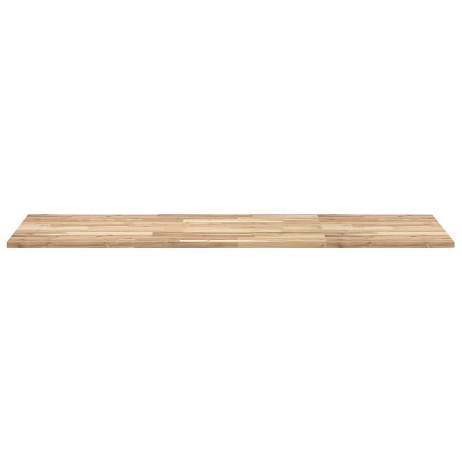 Tafelblad Rechthoekig Massief Acaciahout 140 x 60 x 2 cm Naturel (onafgewerkt)
