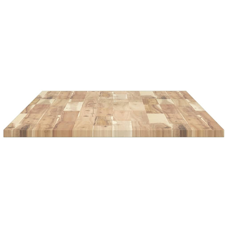 Tafelblad Rechthoekig Massief Acaciahout 140 x 60 x 2 cm Naturel (onafgewerkt)
