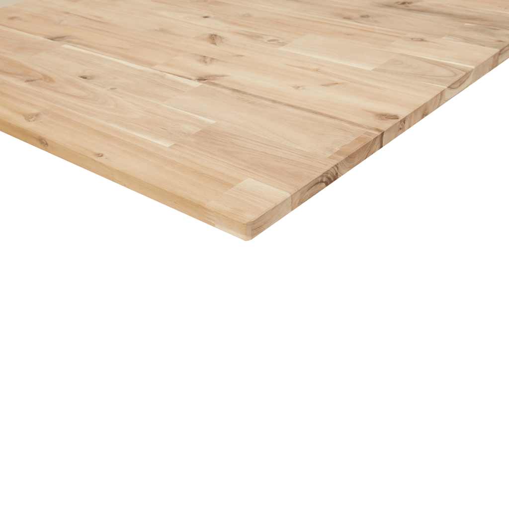 Tafelblad Rechthoekig Massief Acaciahout 140 x 60 x 2 cm Naturel (onafgewerkt)