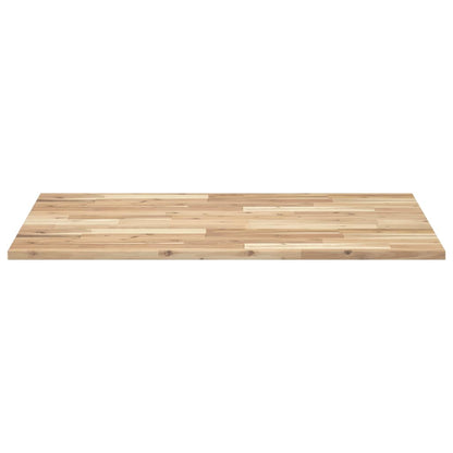 Tafelblad Rechthoekig Massief Acaciahout 80 x 70 x 2 cm Naturel (onafgewerkt)