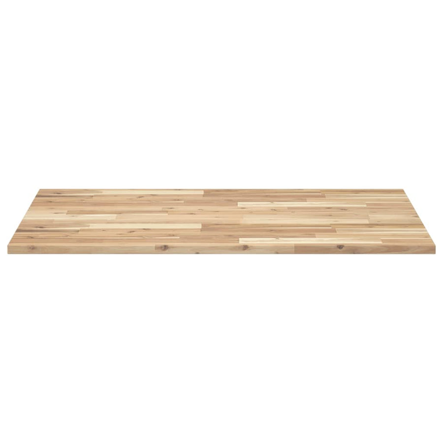 Tafelblad Rechthoekig Massief Acaciahout 80 x 70 x 2 cm Naturel (onafgewerkt)