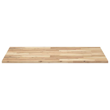 Tafelblad Rechthoekig Massief Acaciahout 100 x 70 x 2 cm Bruin