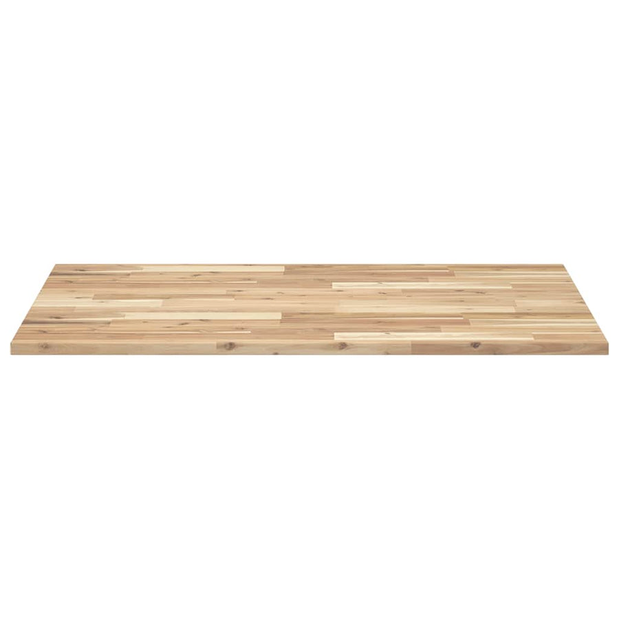 Tafelblad Rechthoekig Massief Acaciahout 100 x 70 x 2 cm Bruin