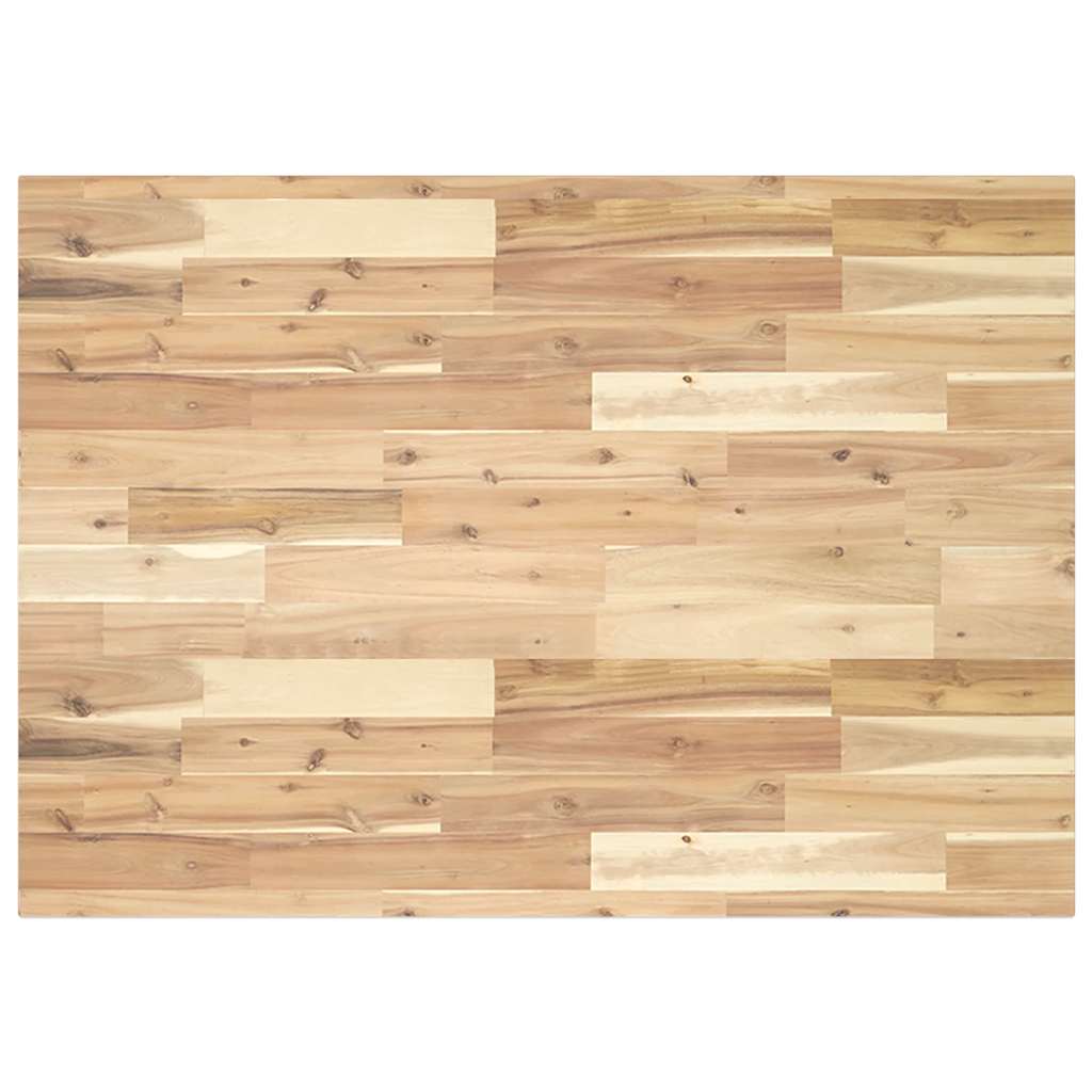 Tafelblad rechthoekig 120x70x2 cm massief acaciahout