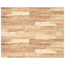 Tafelblad rechthoekig 100x80x2 cm massief acaciahout