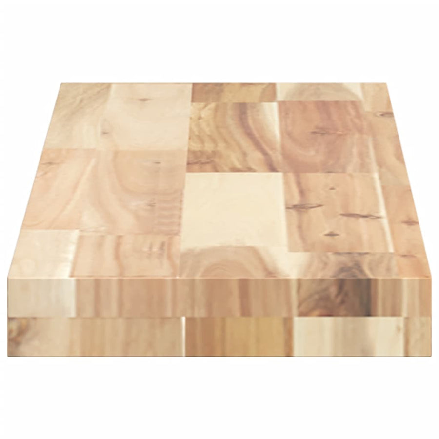 Tafelblad rechthoekig 100x20x4 cm massief acaciahout