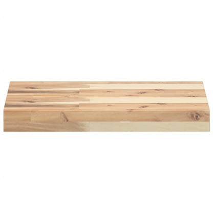 Tafelblad Rechthoekig Massief Acaciahout 40 x 30 x 4 cm Naturel (onafgewerkt)