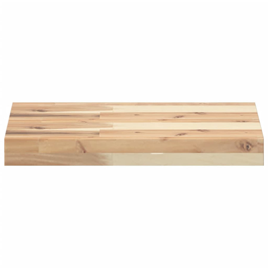 Tafelblad Rechthoekig Massief Acaciahout 40 x 30 x 4 cm Naturel (onafgewerkt)